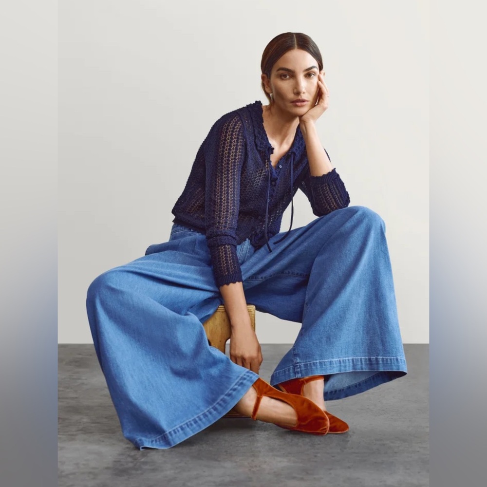 Gap × DÔEN High Rise Denim Trousers/ Size 26